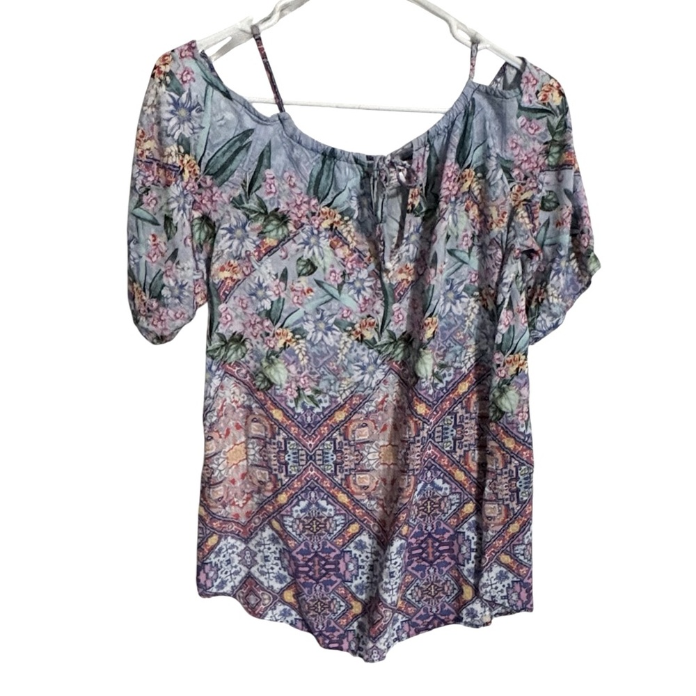 NANETTE LEPORE Women’s Festival Cold Shoulder Top